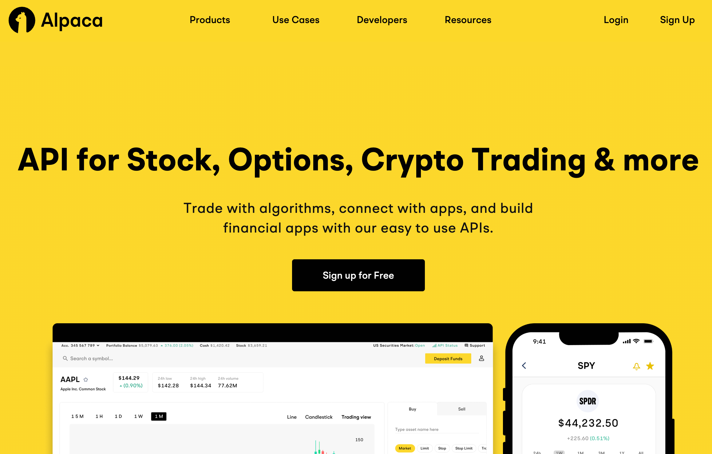 Alpaca API