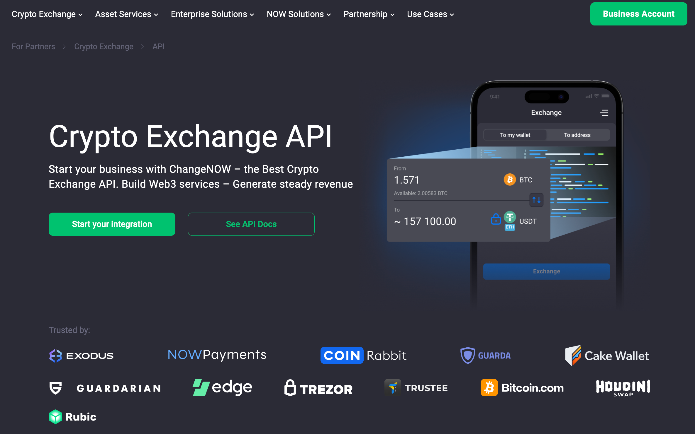 ChangeNOW API