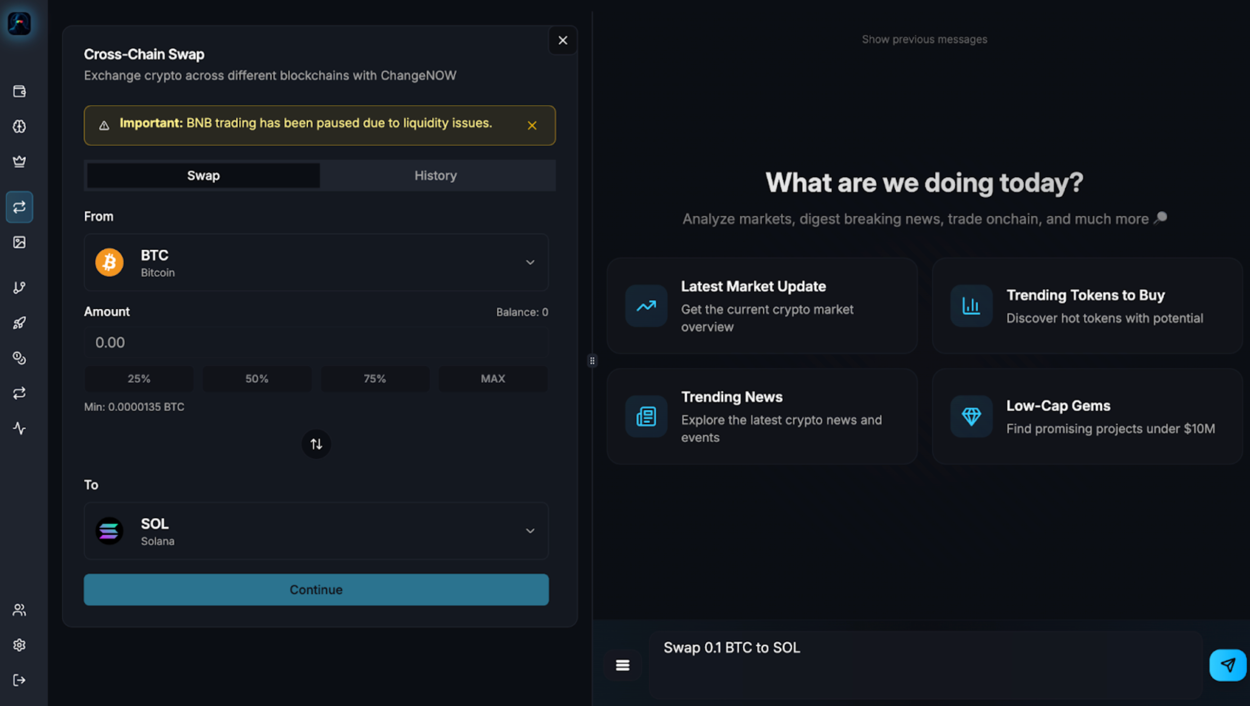 Agent Hustle Interface.
