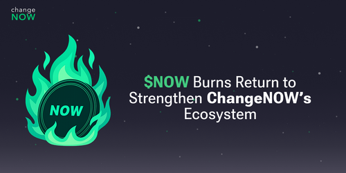 Quema de tokens $NOW en diciembre.