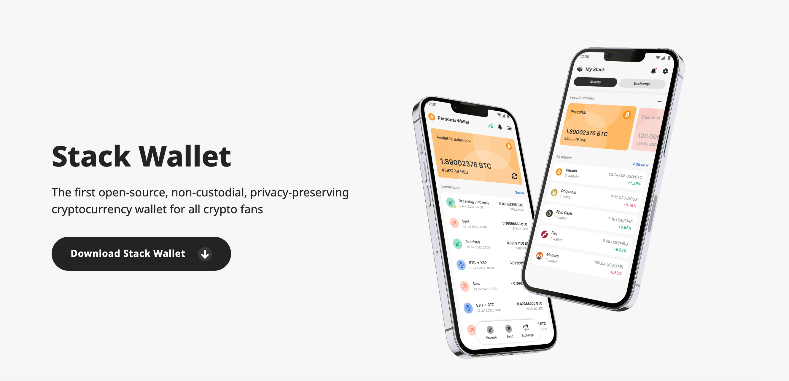 Stack wallet