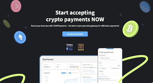 NOWPayments interface