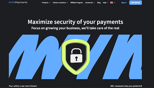 NOWPayments interface: Maximize security of your payments