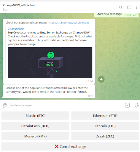changenow bot