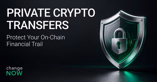 Send crypto privately with private transfers