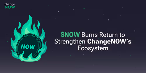 Quema de tokens $NOW en diciembre.