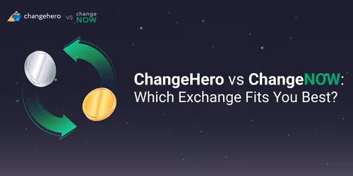 This picture shows the topic of this article: Comparing ChangeHero vs ChangeNOW