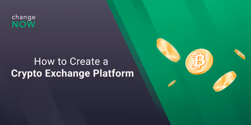 This image shows the name of the article: "How to Create a Crypto Exchange Platform".