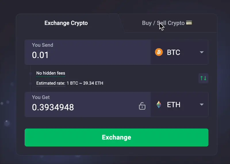 Example screen
